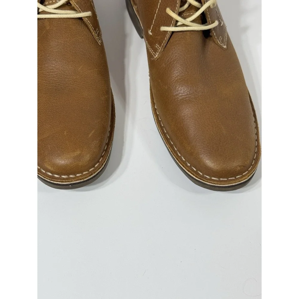 Kenneth Cole Reaction Desert Wind Mens‎ Leather Chukka Boots 11 M Brown Lace Up